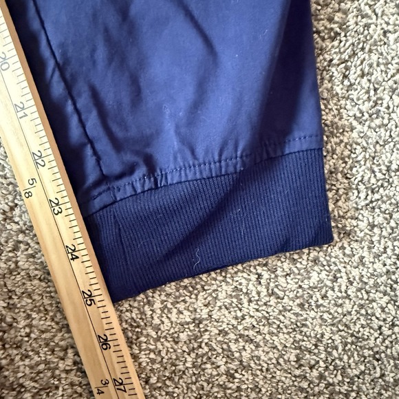 Butter Soft Scrub Pants Medium Navy Blue Elastic Comfort Waist Joggers - Picture 8 of 9